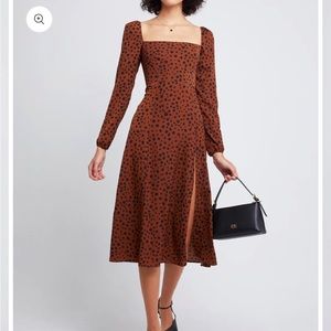 Brown Lenon dress from Few Moda- o p t brand. Size 4